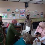 Antusias Anak SD Jenengan Saat Vaksin Didampingi TNI Polri