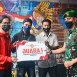 Gelorakan Semangat Pancasila; Lomba Mural Warnai Pencanangan Kampung Pancasila Kodim Boyolali