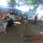 Kesatuan Brimob Polda Jawa Barat, Lakukan Pengamanan dan Cipta Lingkungan bersih Ditempat wisata Pantai Santolo, Rancabuaya, Sayang Heulang kab. GARUT