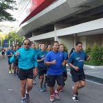 Kodim 0735/Surakarta Genjot Stamina Fisik Dengan Lari Aerobik