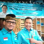Nyaleg dapil Kota Bekasi-Depok, Miing Bagito tabuh genderang kemenangan Partai Gelora Indonesia Optimis di Pemilu 2024