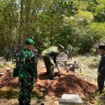 Mantan BatiTuud 19/Purwantoro Meninggal Dunia, Kapten Inf Cris Pimpin Prosesi Pemakaman Militer