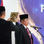 Pelantikan Rektor UNIGA Masa Jabatan 2023-2028 Di Hadiri Bupati Rudy Gunawan